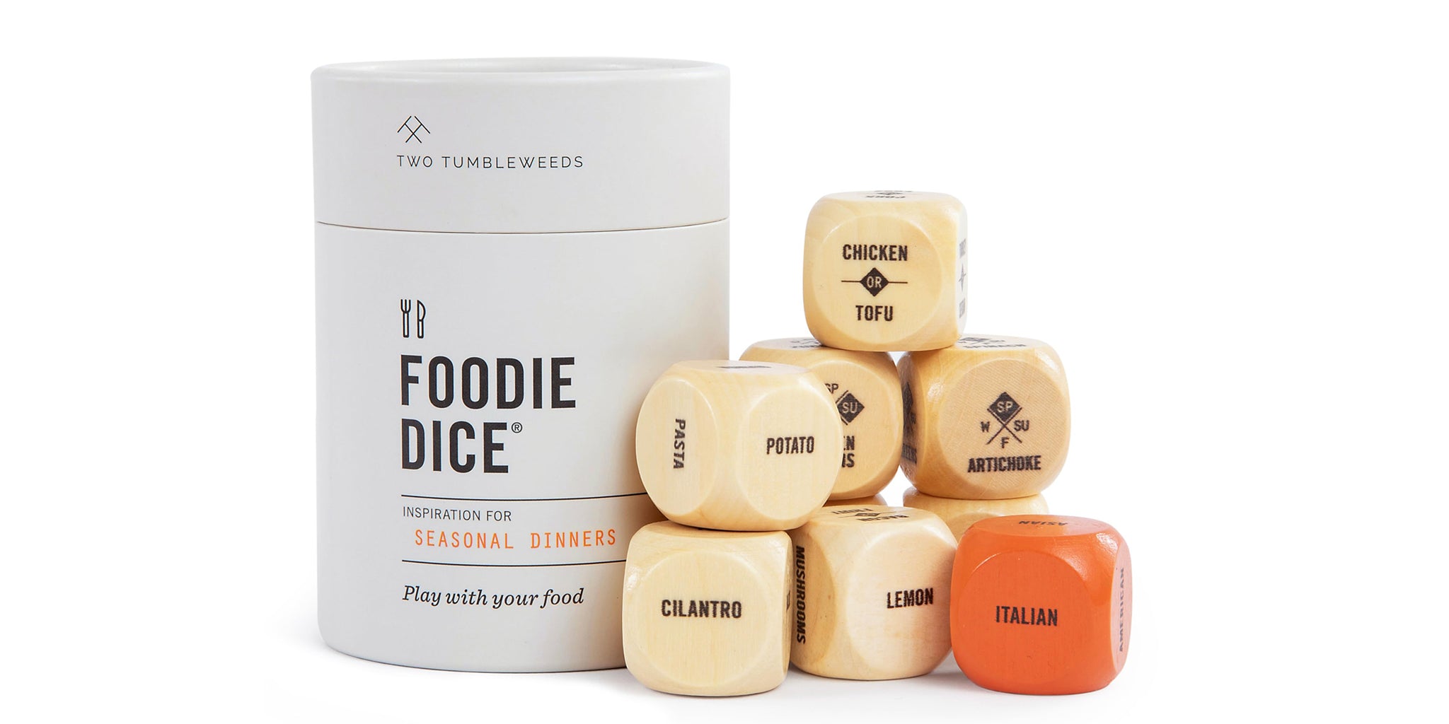 Foodie Dice - Inspiration for Seasonal Dinners