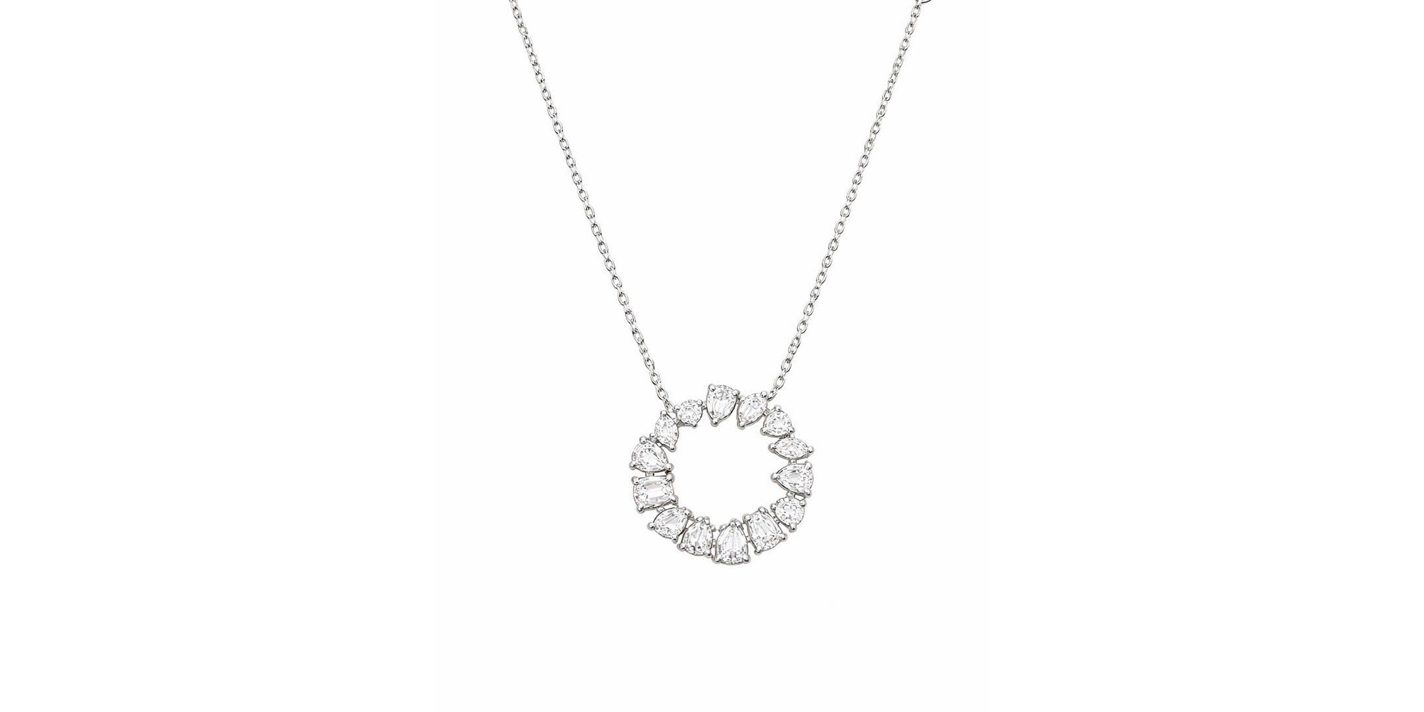Silver sparkle necklace