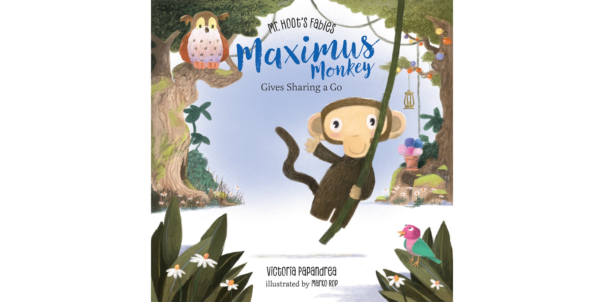 Mr. Hoot's Fables Box - Maximus Monkey Gives Sharing a Go