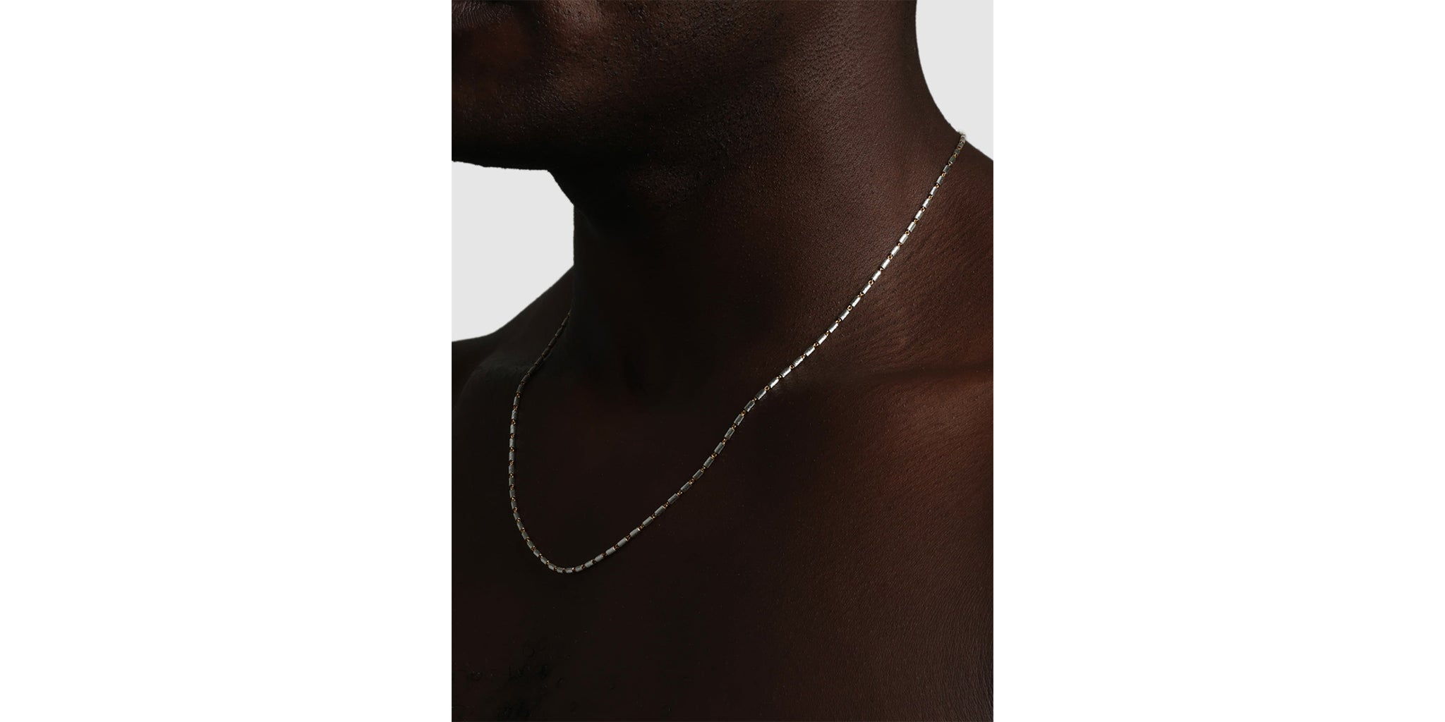 Apollo Two Tone Silver Chain
