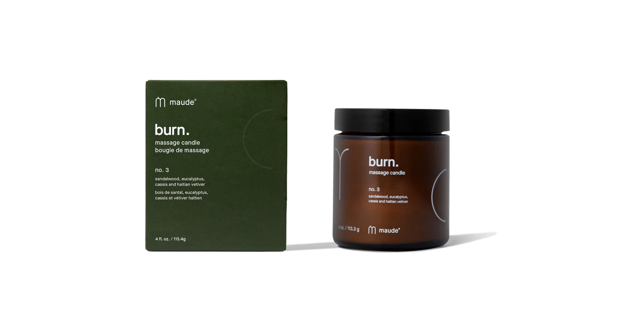 Burn massage candle