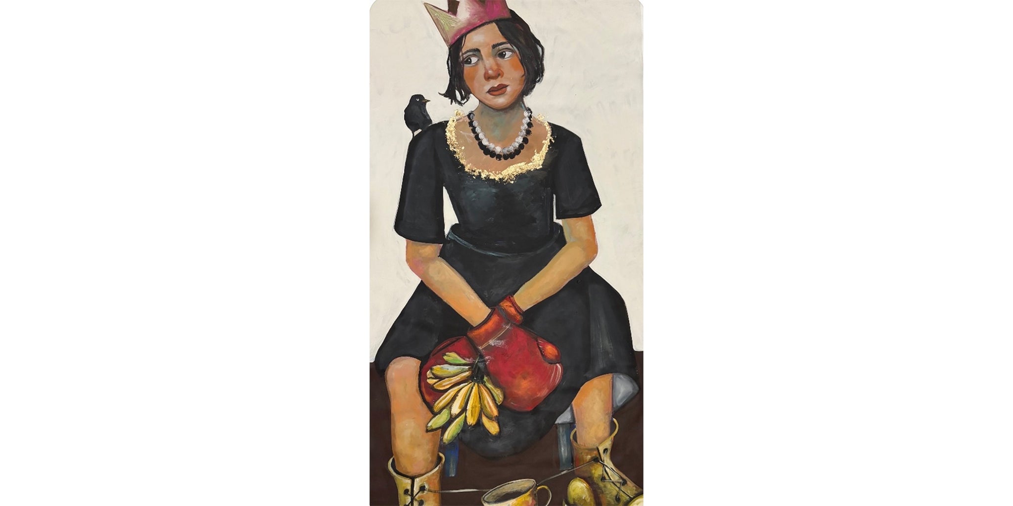 A woman Never Drops Her Crown to Entertain A Clown