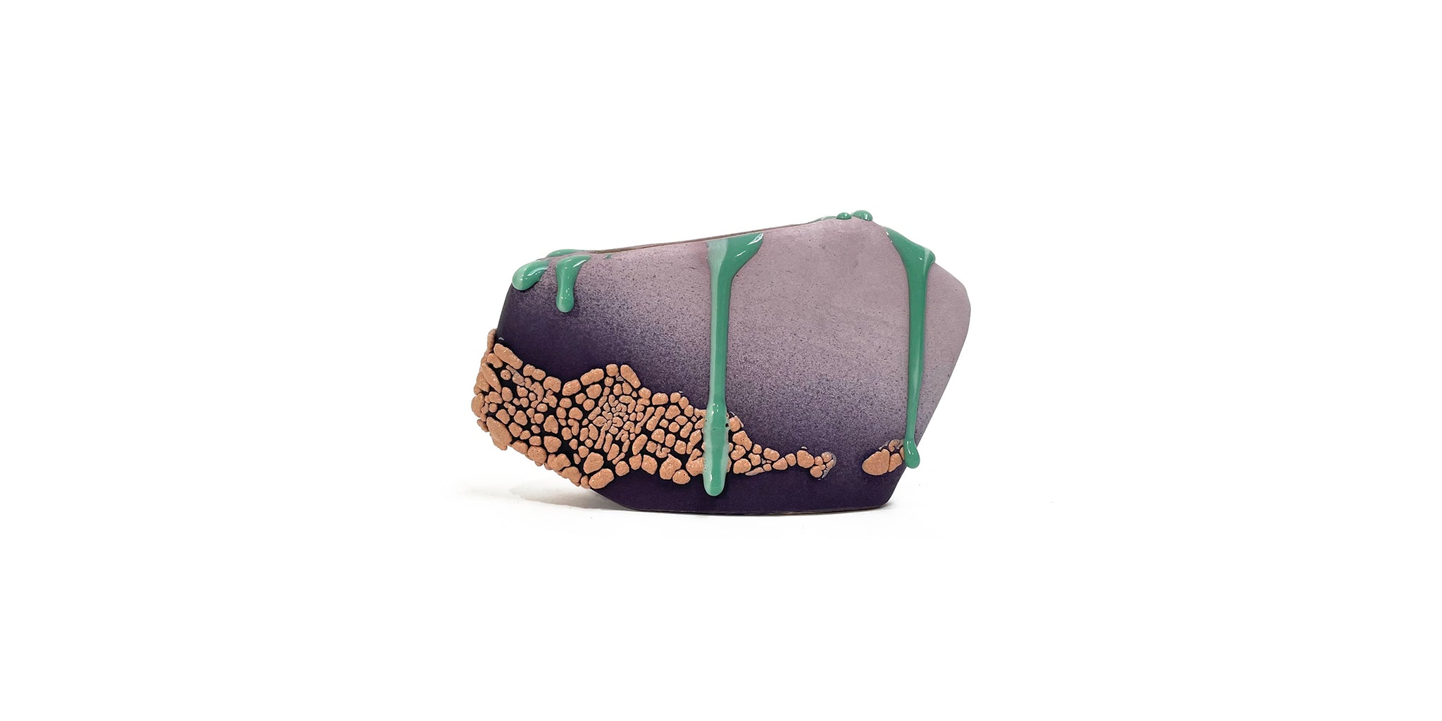 Small Vase - Purple/Peach/Turquoise