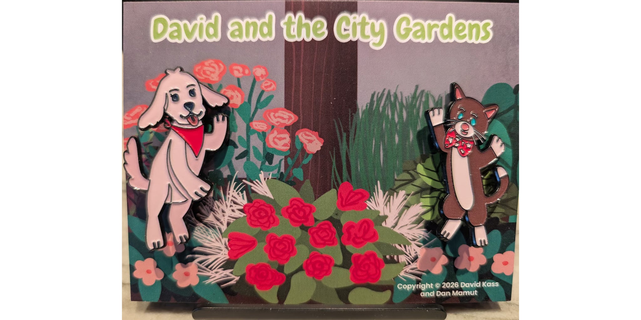 David and the City Gardens Pins - Mollie + Ollie