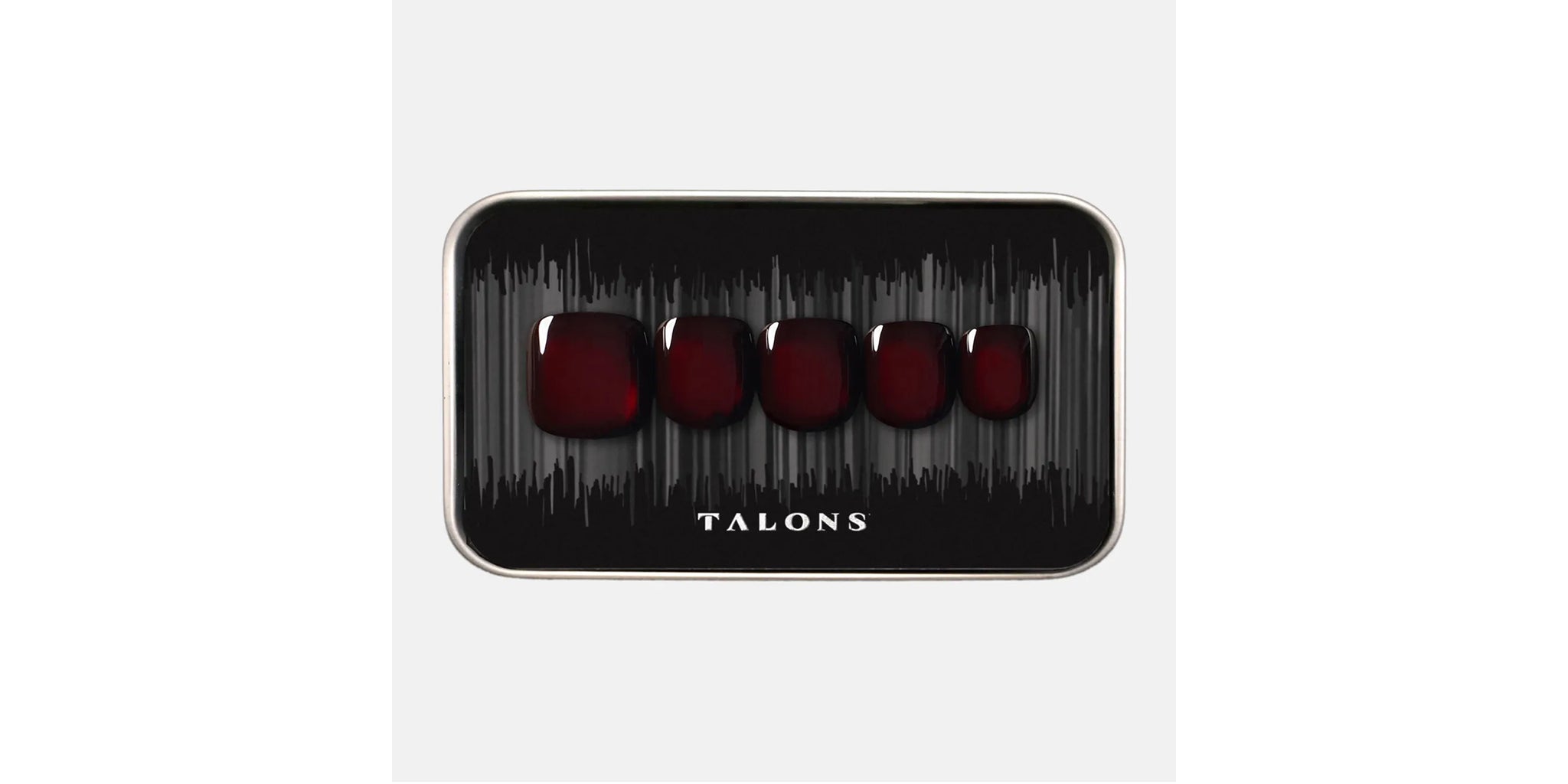 Crimson Cat Eye Statement Nails