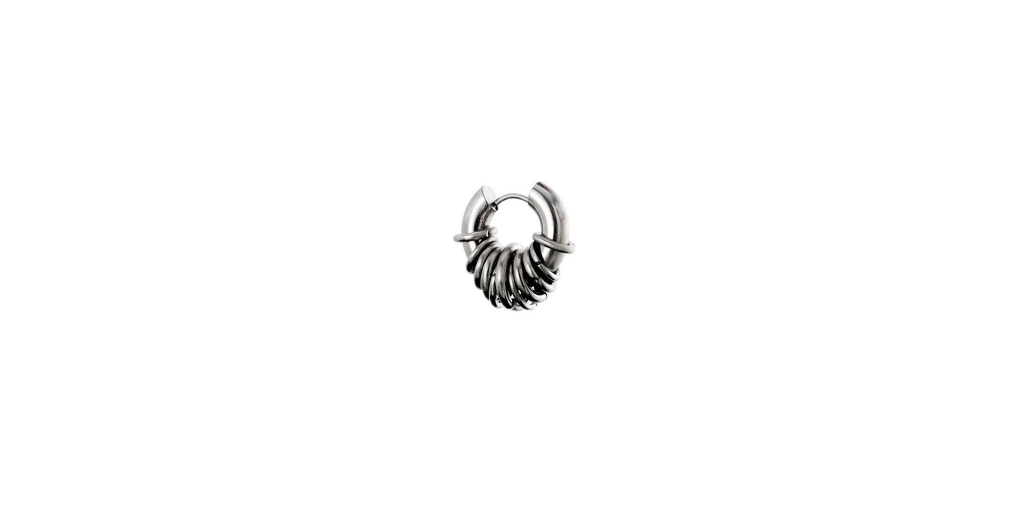 GAUGED X11 HOOP EARRING - Singl