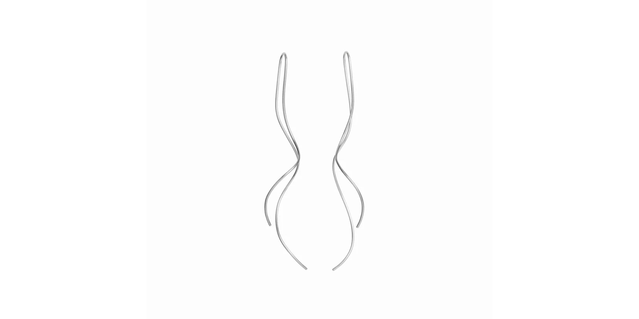 Squiggle Threaders - silver