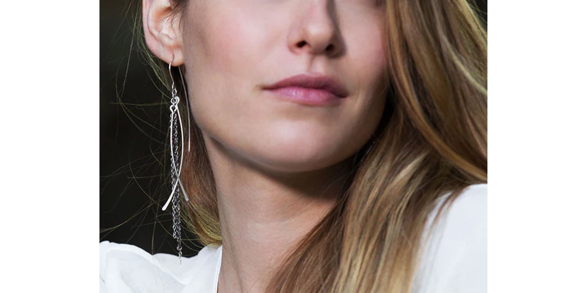 Waterfall Earrings - silver