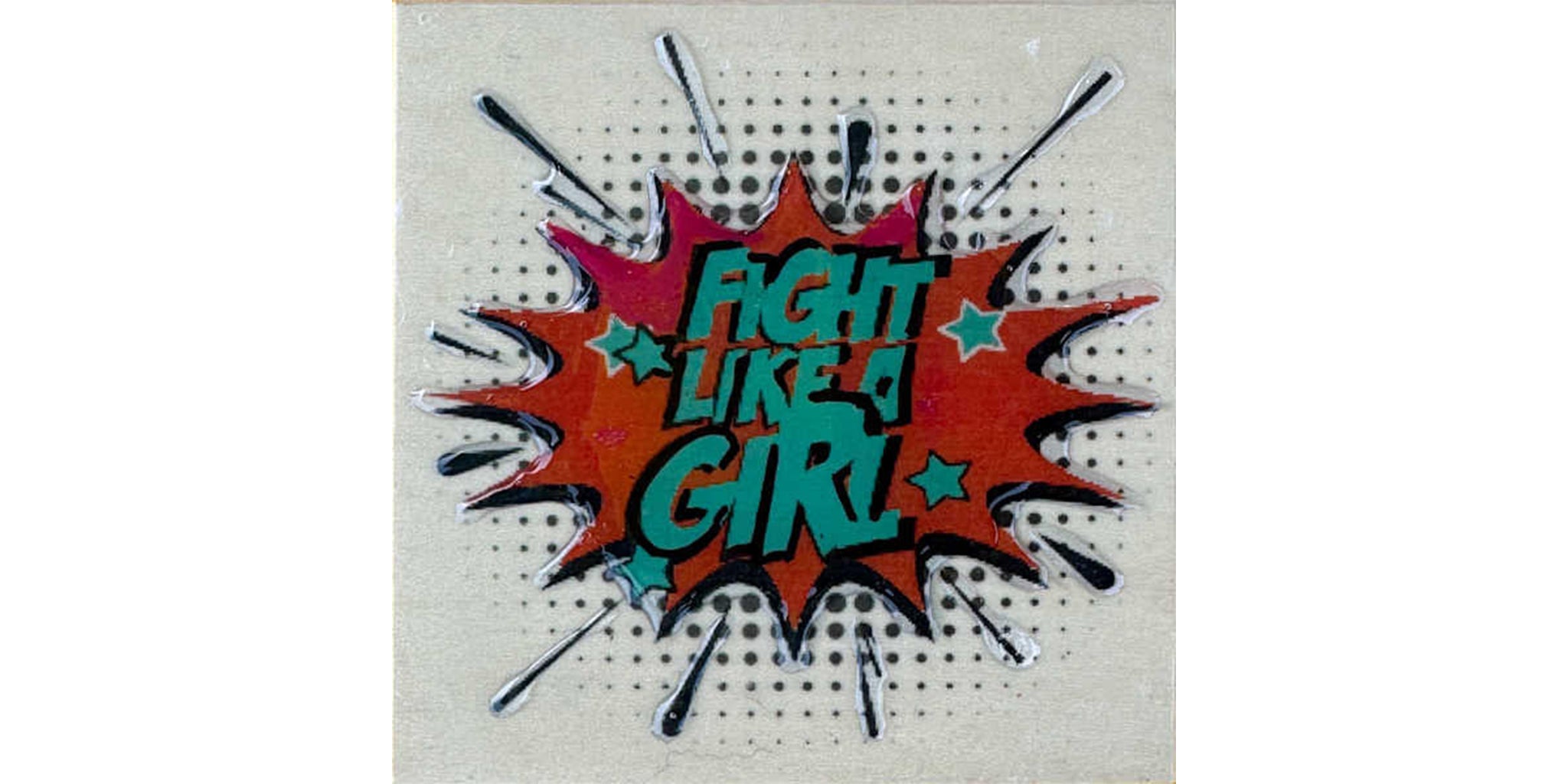 FIGHT LIKE A GIRL Minis orange / blue