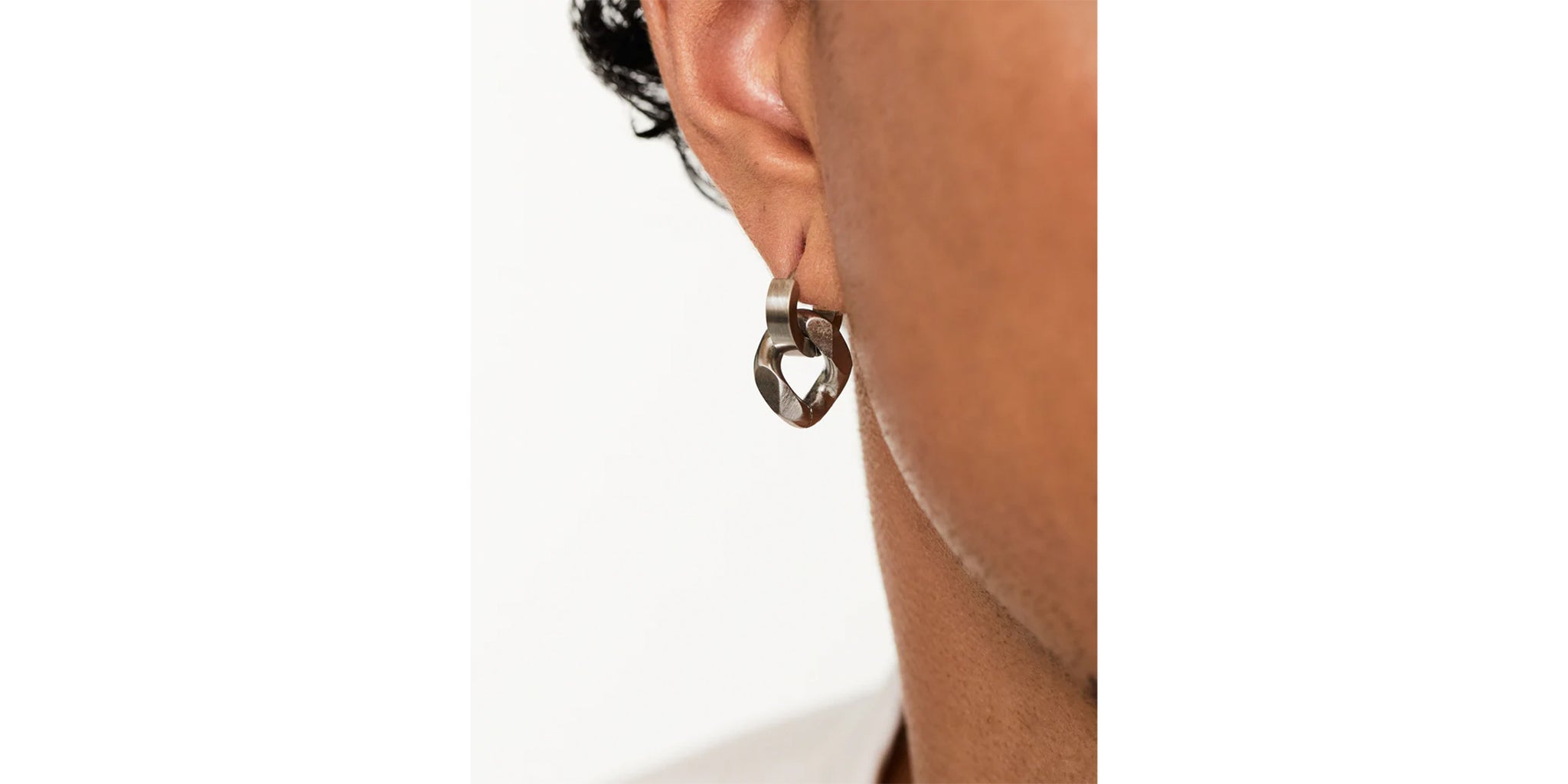 Hoop Link Earring - Single