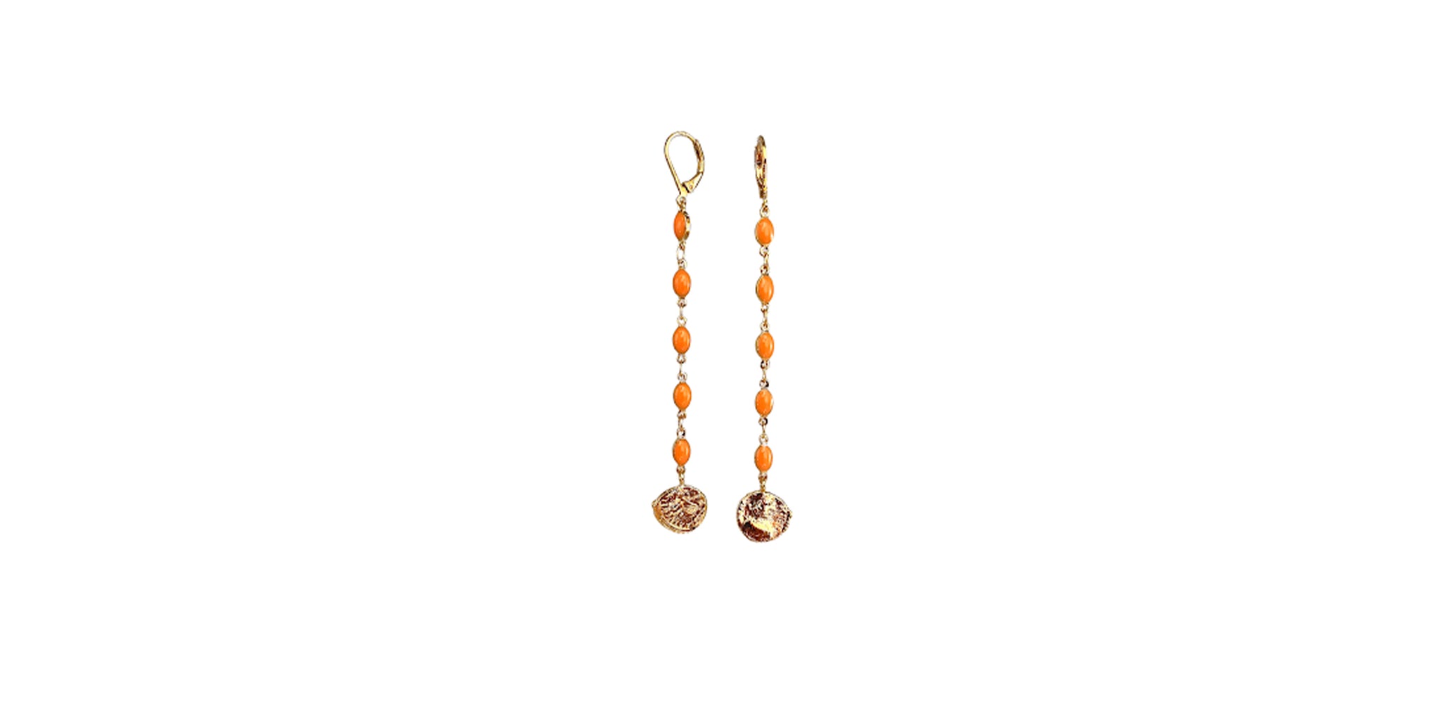 Roma Earrings - Orange