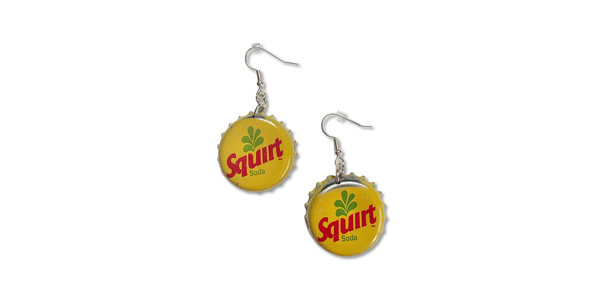 Bottle Cap Earrings - Squirt