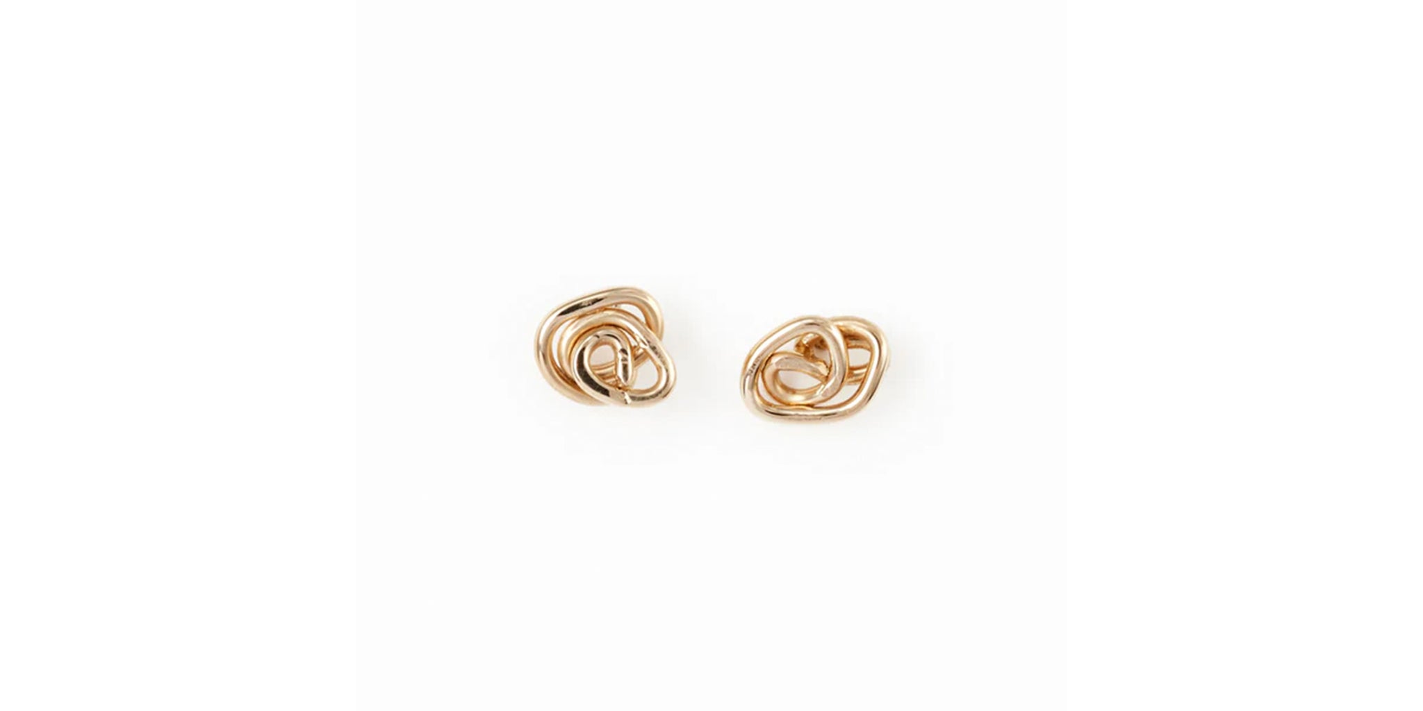 Knot Studs - gold