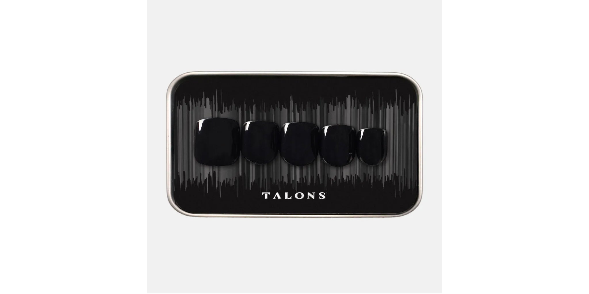 Tuxedo Black Statement Nails