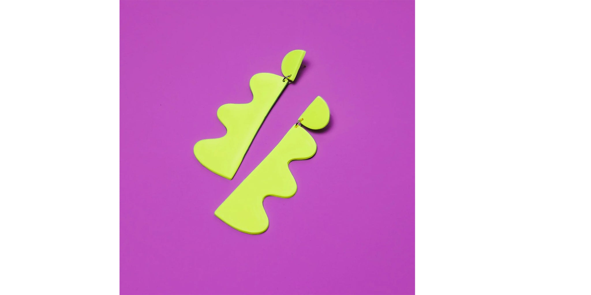Wiggle Earrings - neon