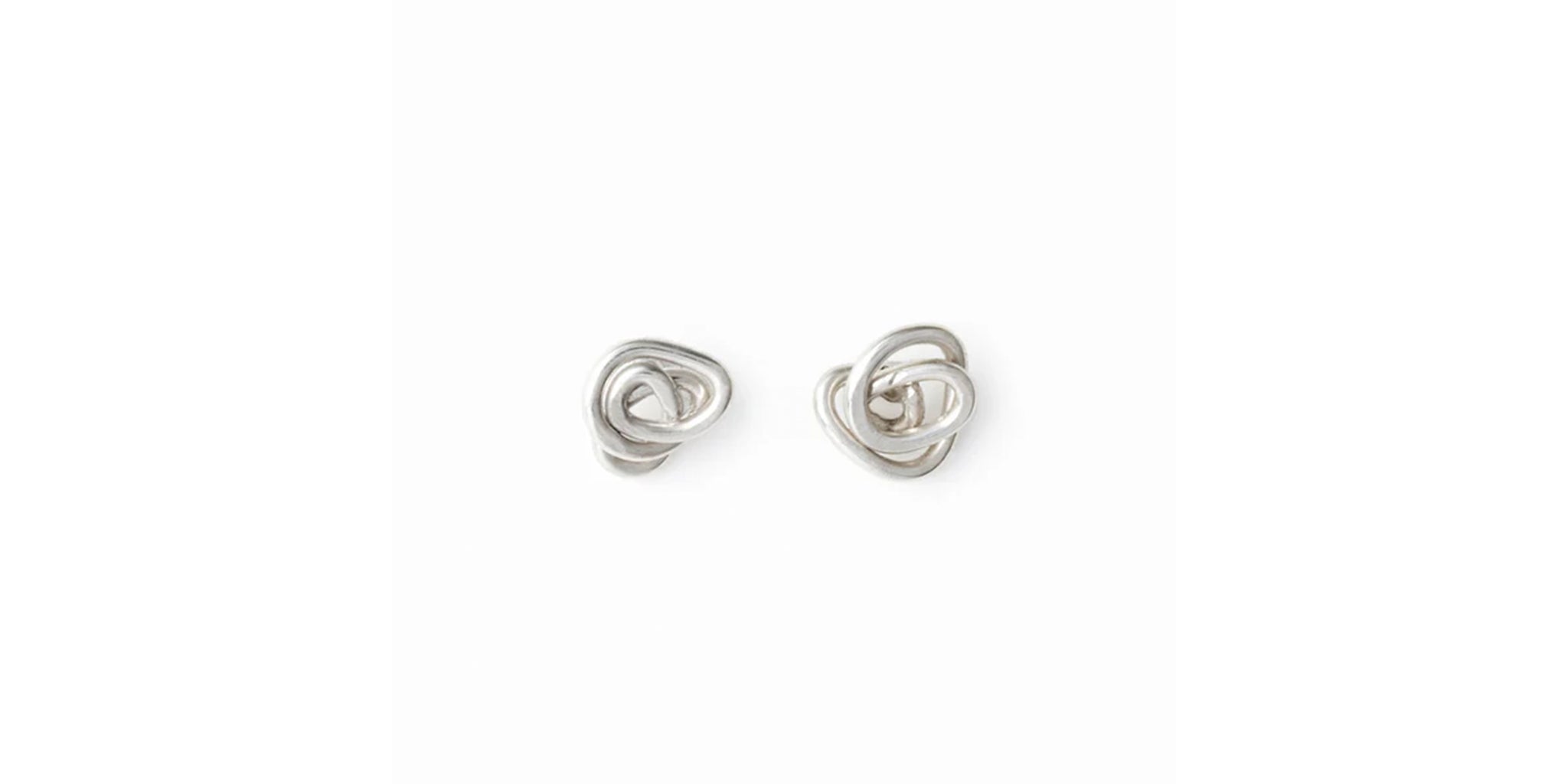 Knot Studs - silver