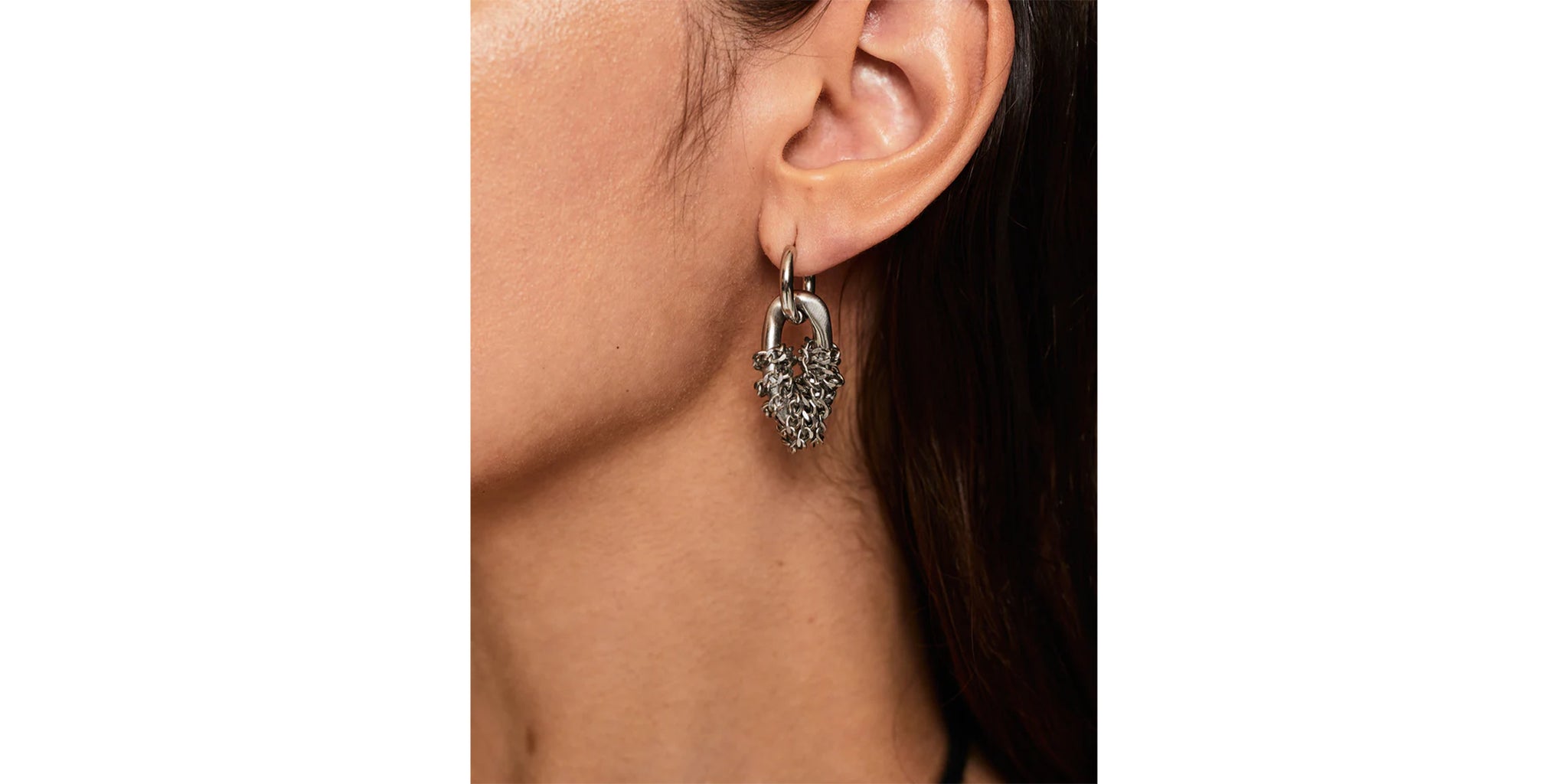 Figaro Knotted Earring - Single