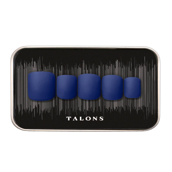 Matte Cobalt Blue Statement Nails