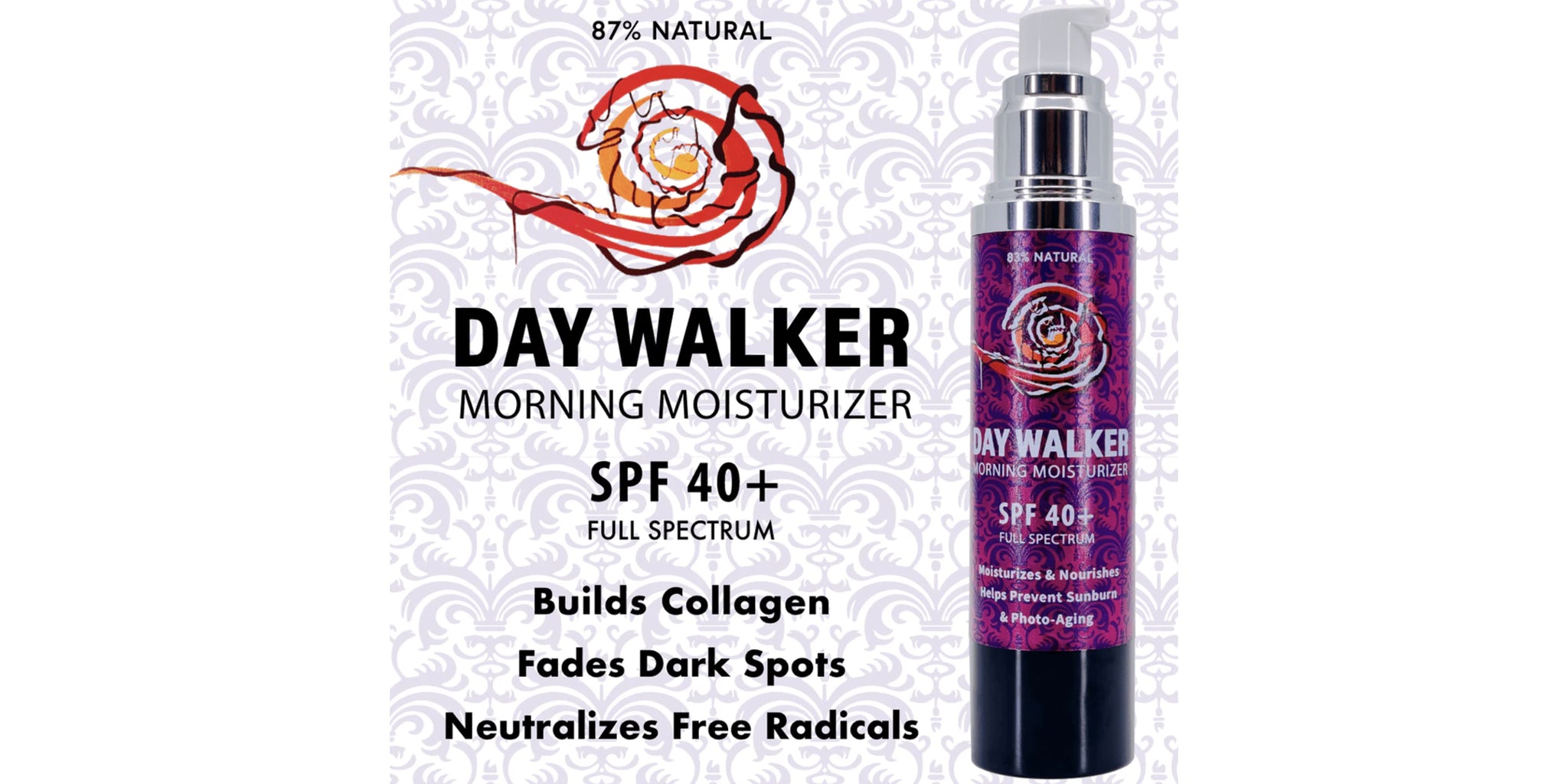Day Walker MORNING MOISTURIZER WITH SPF  40+