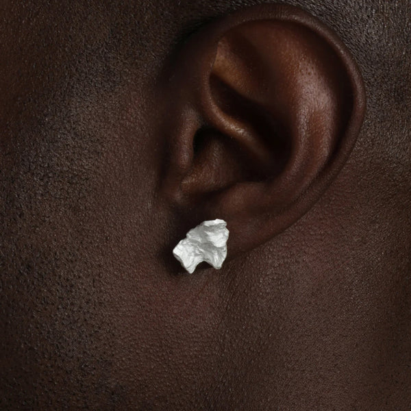 Foil Ear Studs – Sterling Silver