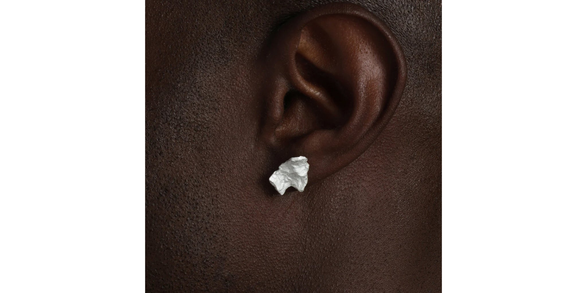 Foil Ear Studs – Sterling Silver