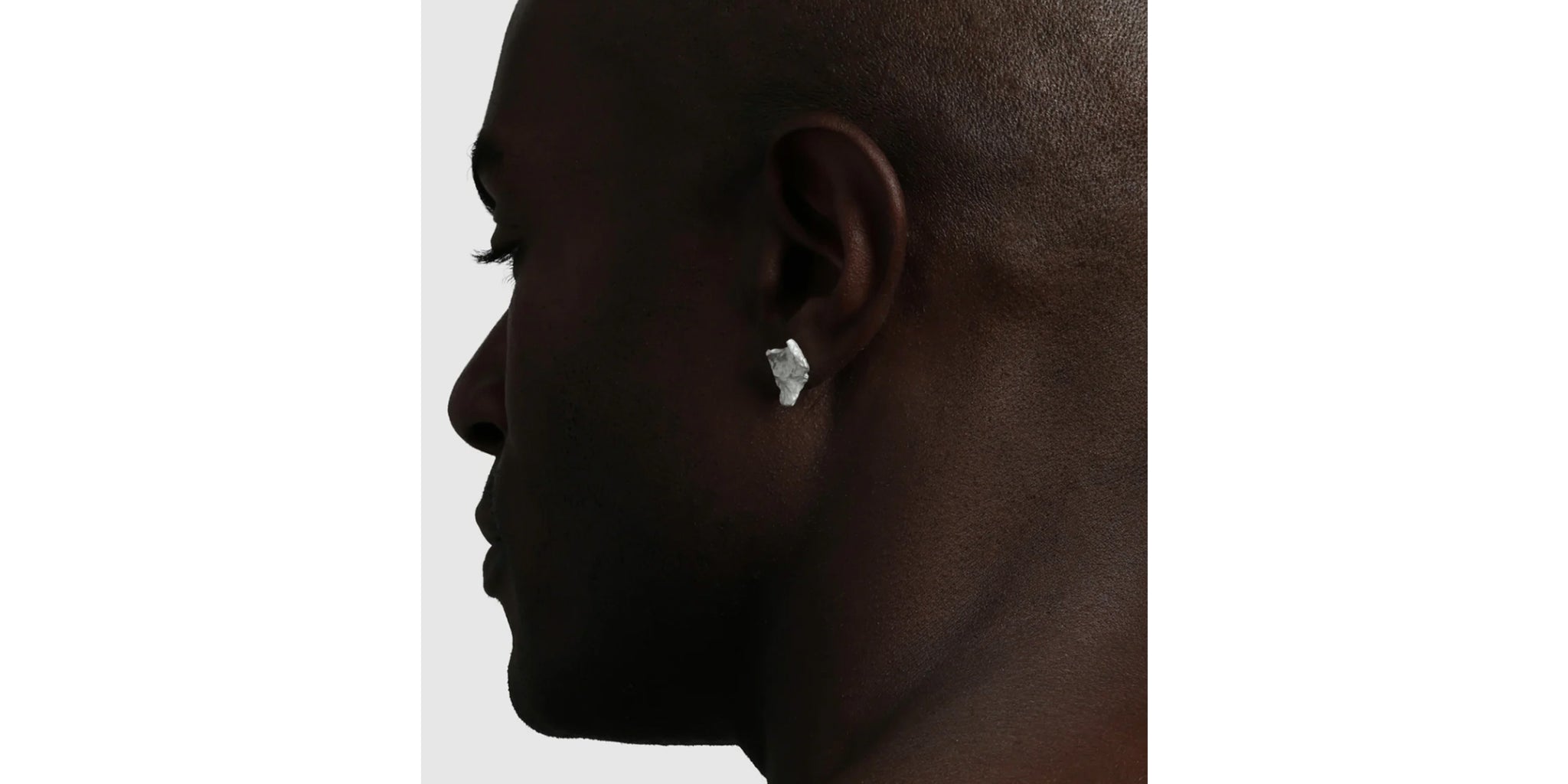 Foil Ear Studs – Sterling Silver