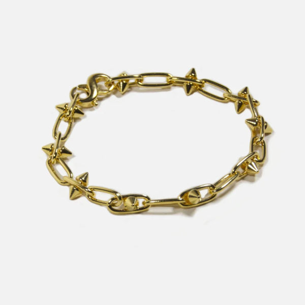 Small Spike Bracelet - gold