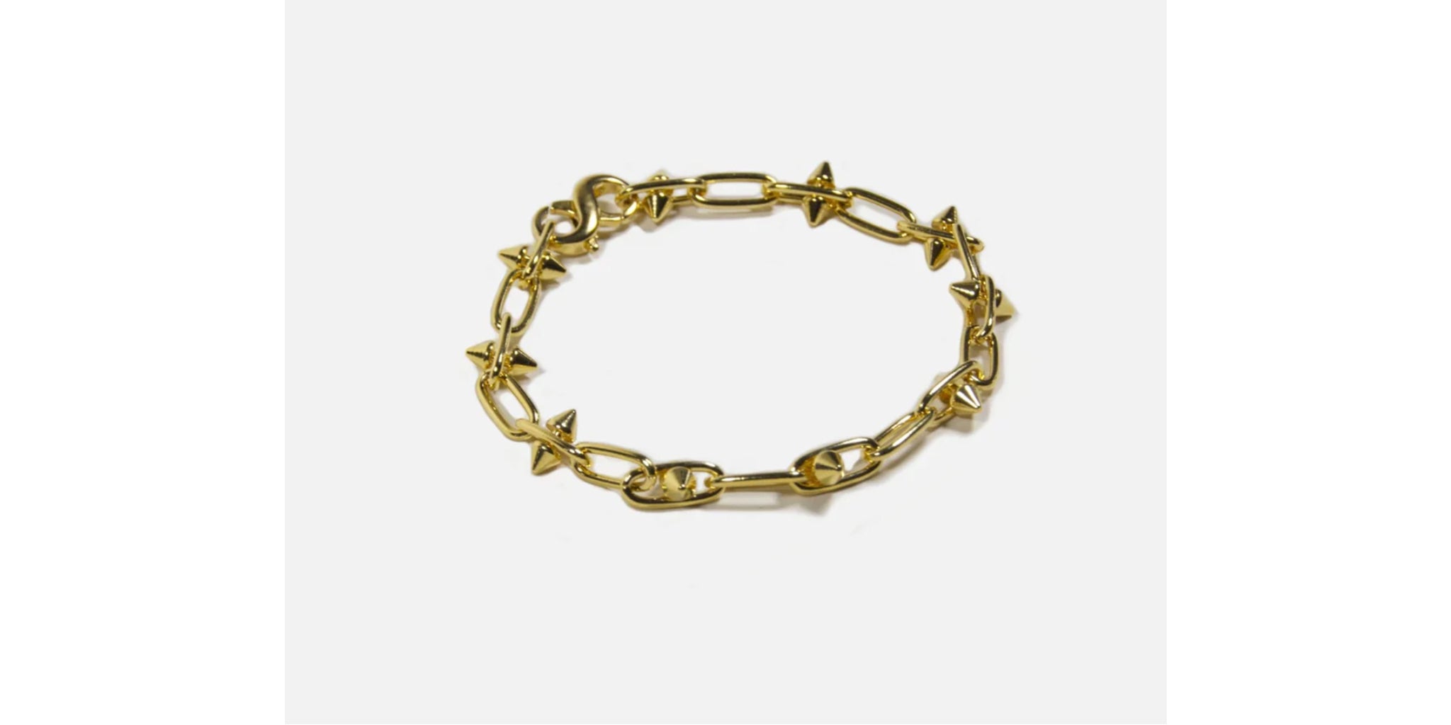 Small Spike Bracelet - gold