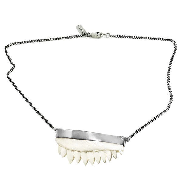 Osso Jaw Necklace - silver