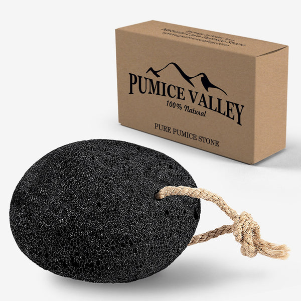 Volcanic Lava + Black Charcoal Pumice Stone
