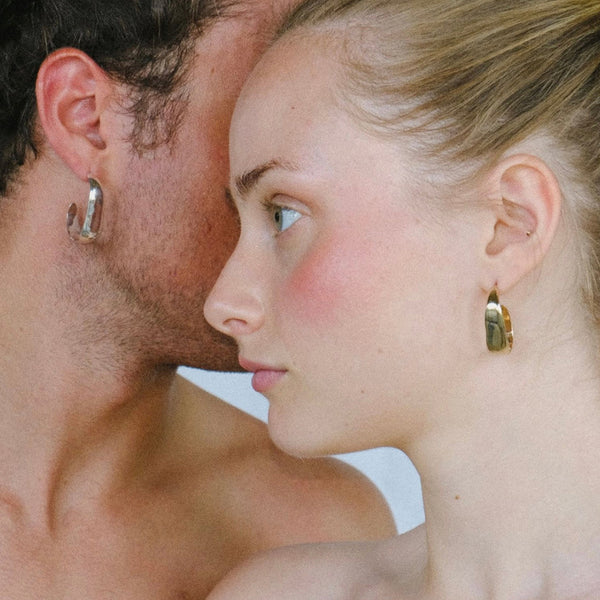 Senga Earrings - 18K gold vermeil or Sterling Silver