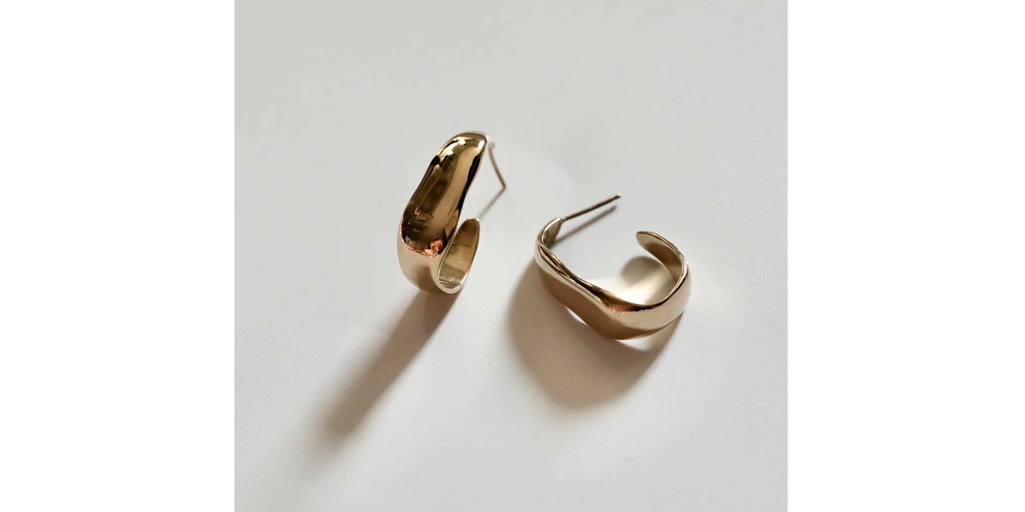Senga Earrings - 18K gold vermeil or Sterling Silver