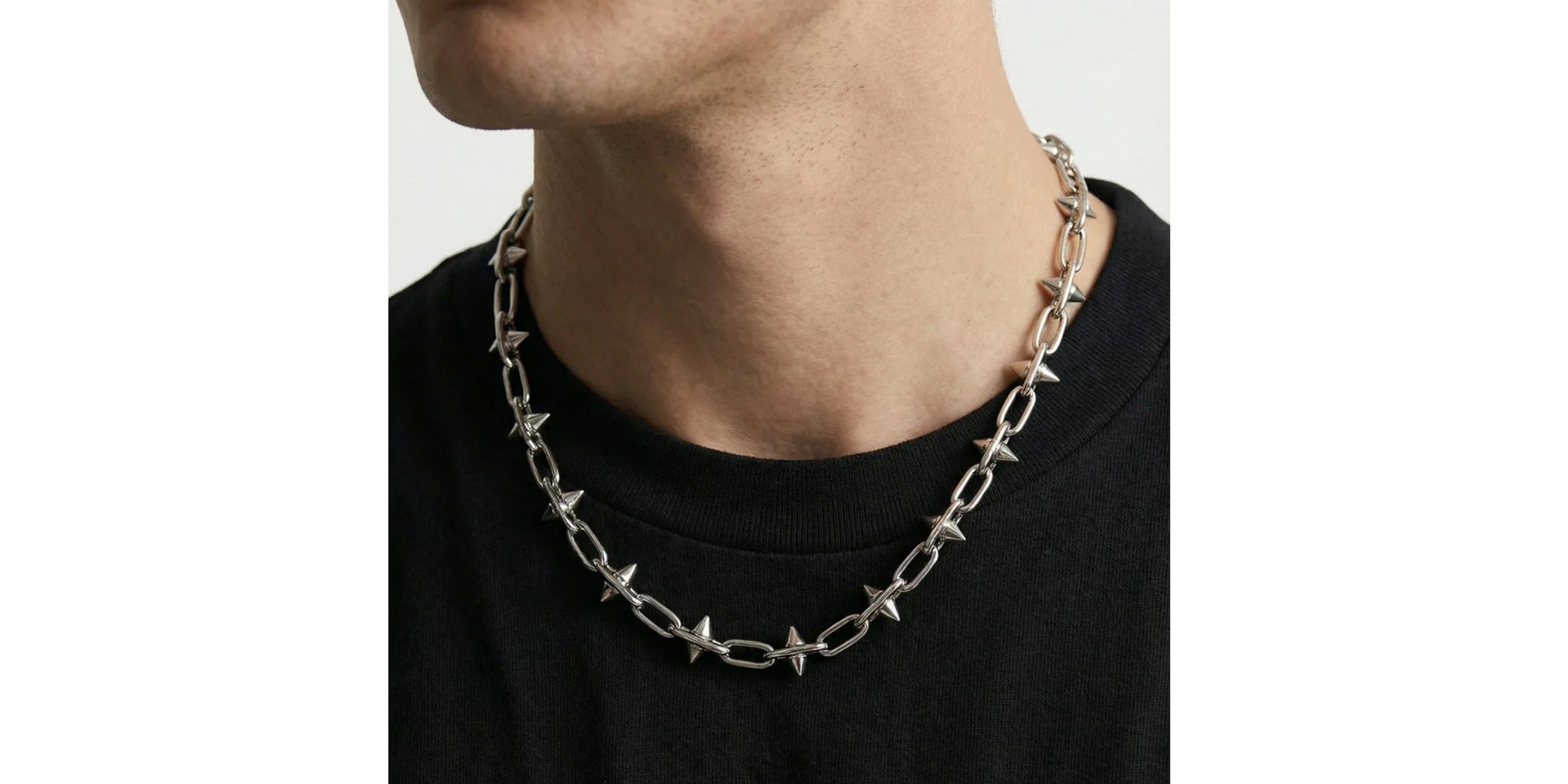 Spike Necklace - silver