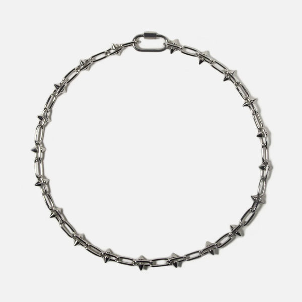 Small Spike Necklace - silver