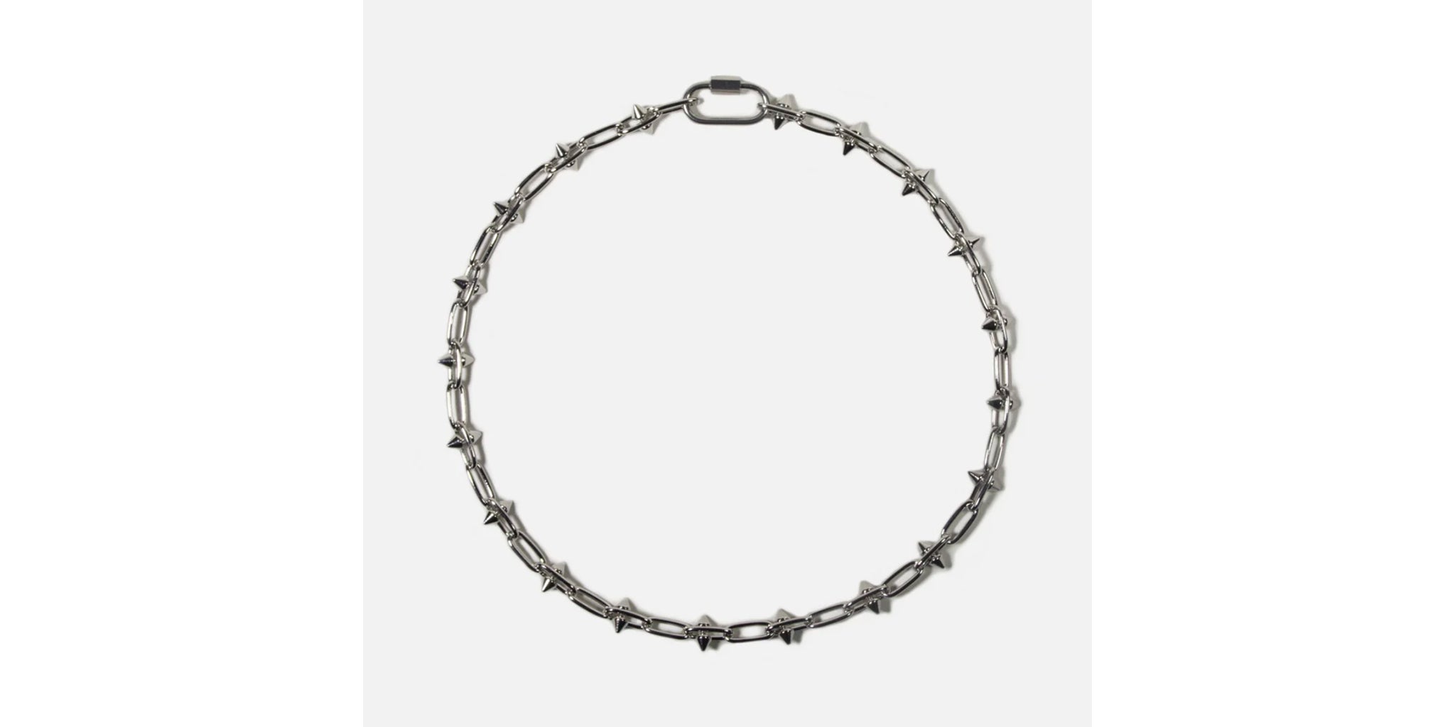 Small Spike Necklace - silver