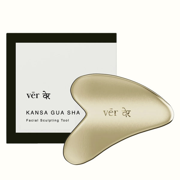 vēr वेर Kansa Gua Sha - Facial Sculpting Tool