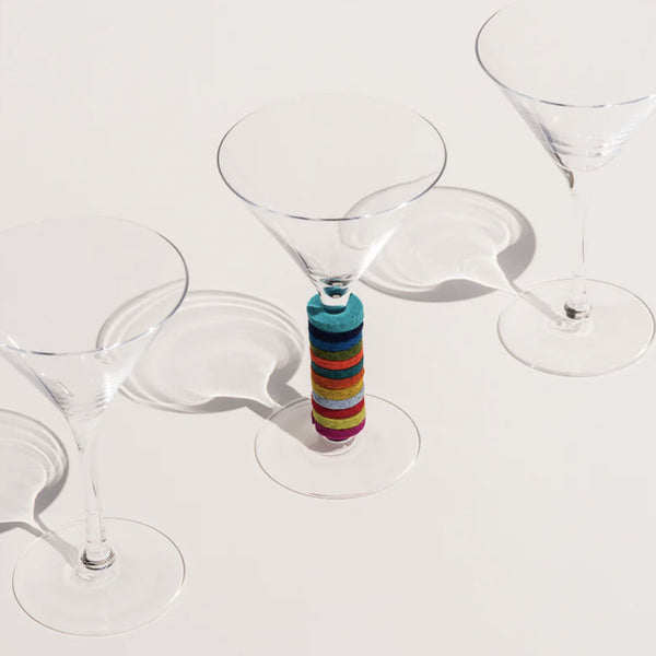 Wine-O's Merino Wool Felt Round Wine Markers