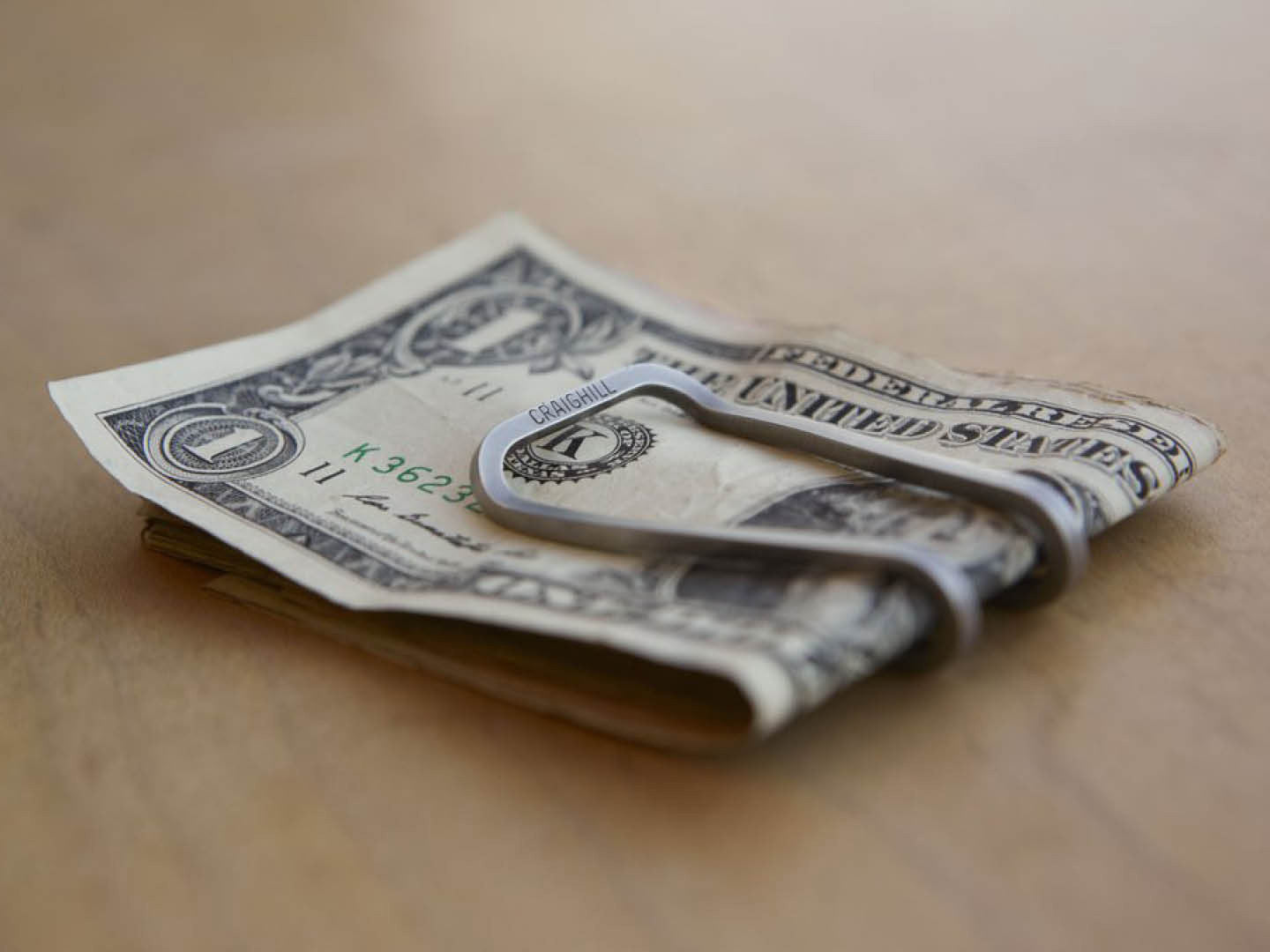 Station money clip - silver