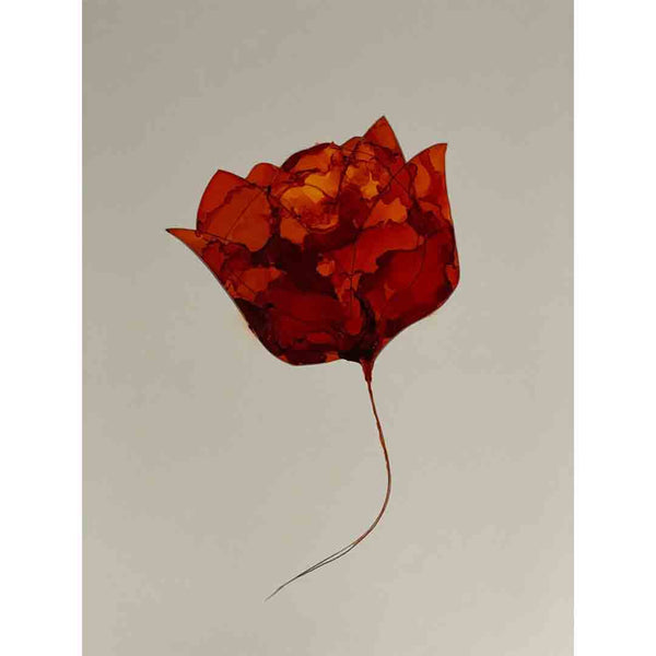Flowerscape Burnt Orange