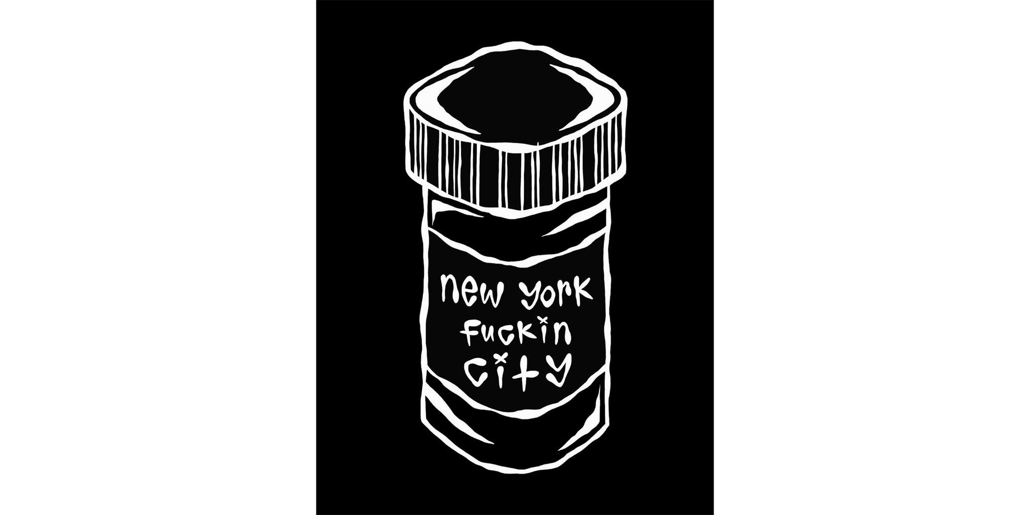 New York Fuckin City - black / white