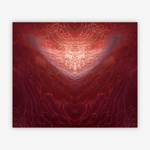 ART - RED CHANDELIER