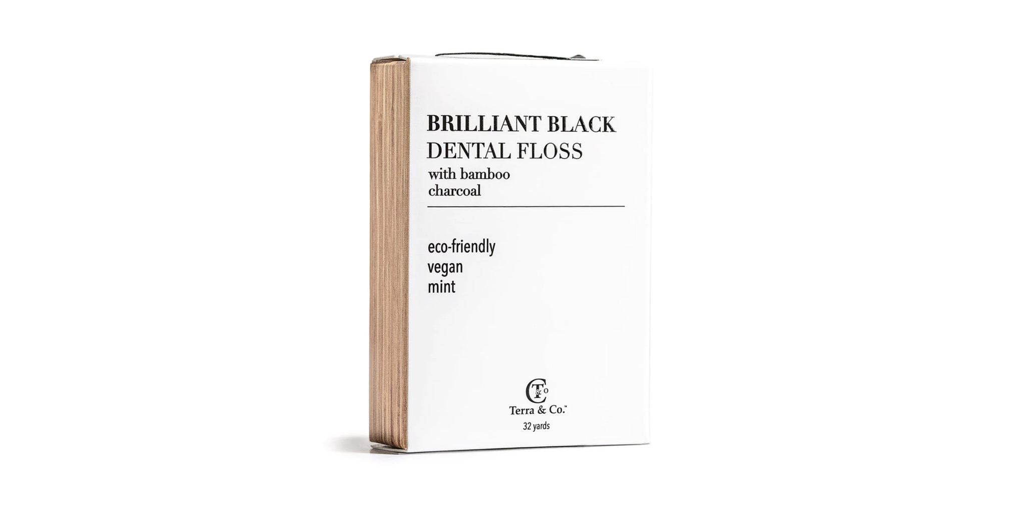 Brilliant Black Dental Floss with Bamboo Charcoal MAISON 10